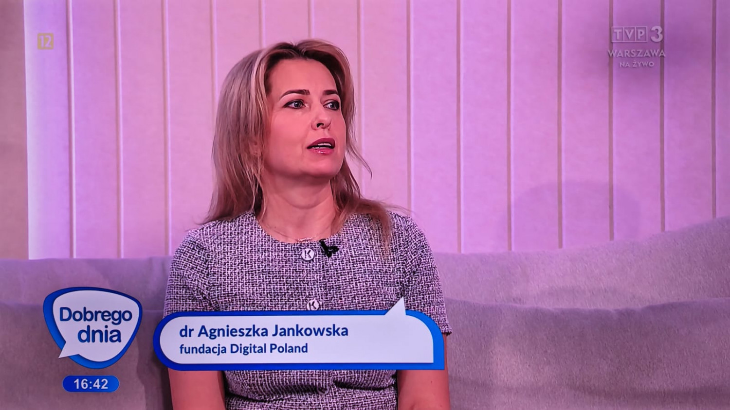 Dr Agnieszka Jankowska w TVP3 Warszawa: jak chronić seniorów przed cyfrowymi oszustwami?