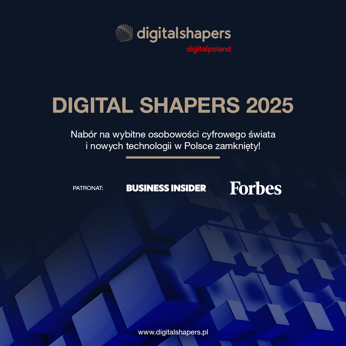 Digital Shapers 2025: Nabór Zamknięty! 260+ ekspertów wyłoni laureatów