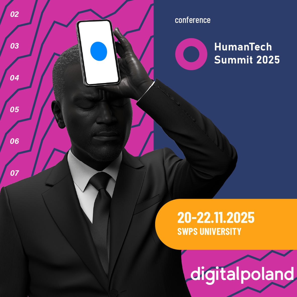 Zapraszamy na 4. edycję HumanTech Summit 2025 w dniach 20-22 listopada na Uniwersytecie SWPS