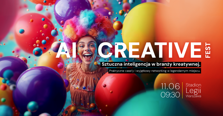Zapraszamy na AI Creative Fest 2025 – tam, gdzie technologia spotyka sztukę!